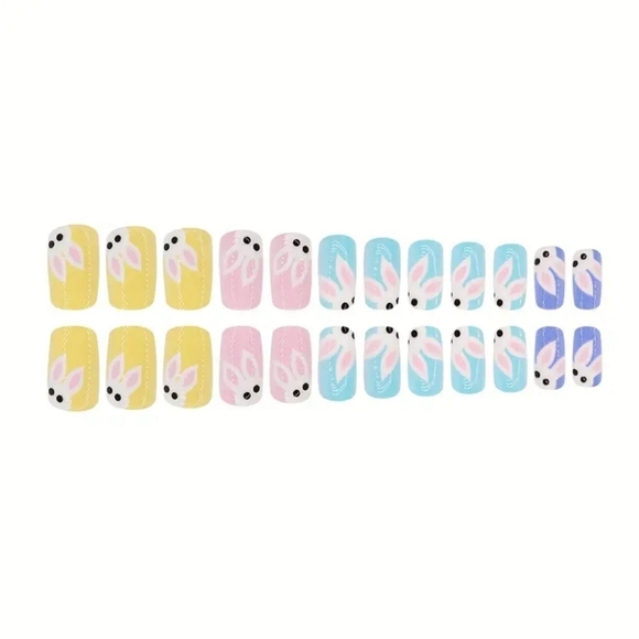 Easter Bunny Press-on Nail Set - Picture 6 of 6